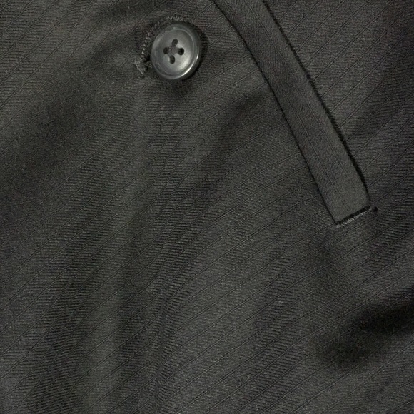 Perry Ellis Suit - Textured (pant), Black, 34W/32L - Picture 4 of 6